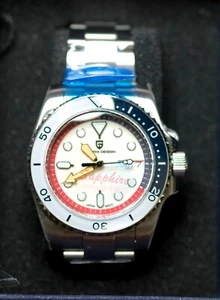 Pagani Design Sapphire Automatic Watch-Diver Style Blue & White Bezel, Date Disp - Picture 1 of 4