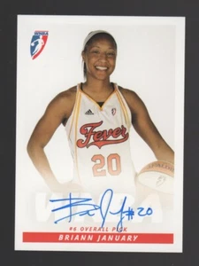Briann January AUTOGRAPH Indiana Fever 2009 WNBA Basketball AUTO Seattle Storm - Picture 1 of 1