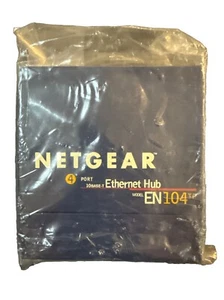 NETGEAR 4 Port 10BASE-T Ethernet Hub EN 104TP - No Power Adapter - 7.5V 1A - Picture 1 of 3
