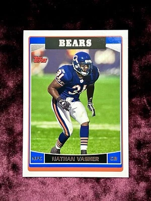 Nathan Vasher 2006 Topps #29 MINT Chicago Bears Jersey Texas Longhorns Legends💙 - Image 1 of 2