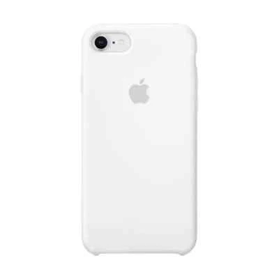 Apple Silicone Case for iPhone 7 8 SE 2nd/3rd Gen White Genuine - Image 1 of 4