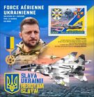 Znaczki Nigru 2022 MNH Siły Powietrzne Ukraina Wołodymyr Zełenski Tarabałka Samoloty wojenne
