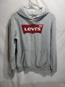 Levi's grau rot Logo Pullover Hoodie Junge Gr. XL - Bild 1 von 5