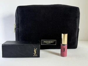 YSL SINGNATURE POUCH 3 pc Travel Gift Set - Picture 1 of 9