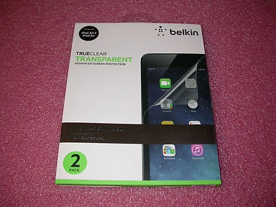 2 Pack Belkin TrueClear Transparent Screen Protection Kit for iPad Air/iPad Air2 - Image 1 of 3