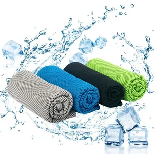4 Pack Cooling Towels Breathable Sweat Ice Towel for Sports Yoga Golf Gym - Picture 1 of 7