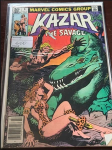LUGLIO. 1981 n. 4 FUMETTI KAZAR IL SELVAGGIO MARVEL - Foto 1 di 1