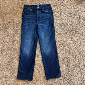 Good American ALWAYS FITS GOOD CURVE STRAIGHT JEANS Super High Rise Size 6-12 - Picture 1 of 6