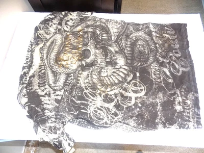 Camiseta Xtreme Couture Para Hombre XL Estampado Gráfico Esqueleto Serpiente Diseño Gótico EE. UU. Foto 1 de 4