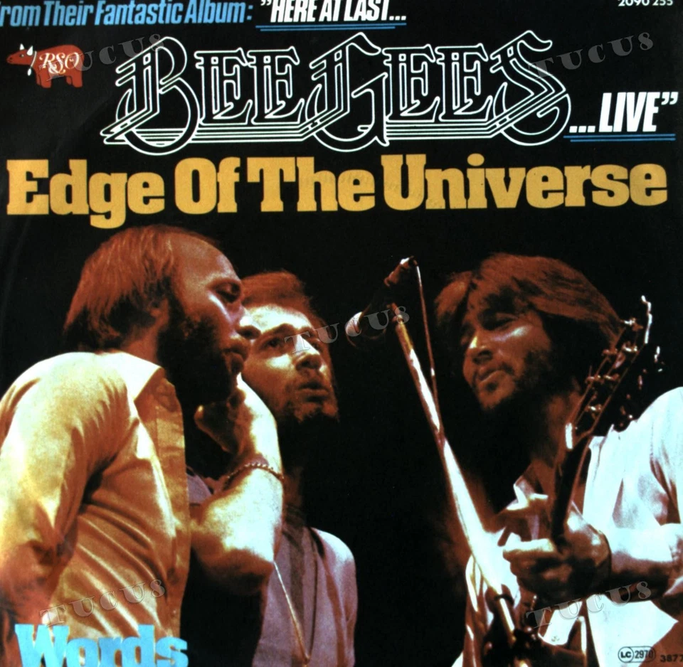 Bee Gees - Edge Of The Universe / Words 7" (VG+/VG+) '* - Image 1 of 1