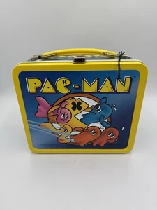 1980 Vintage PAC-MAN Metal Lunchbox & Thermos -NWT- Never Used - Picture 1 of 12