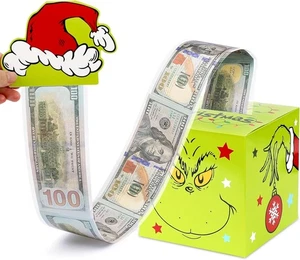 DAZONGE Christmas Gifts for Party, Xmas Money 1 Count (Pack of 1), Green  - Picture 1 of 6