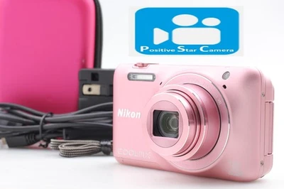 🎦👀🌟N MINT🌟 Nikon COOLPIX S6600 Pink 16.0MP 12x Digital Camera From JAPAN - Image 1 of 4