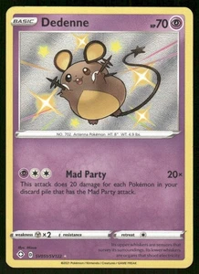 Pokemon Tcg Dedenne #SV051 Pokemon Shining Fates NM - Picture 1 of 2