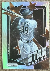 2021 Panini Prizm Star Gazing Silver #SG2 Luis Robert Chicago White Sox Parallel - Picture 1 of 2