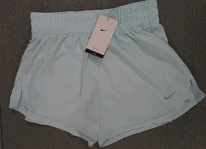 Nike One Dri-FIT Damenshorts hoher Bund 3" 2-in-1 blau #DX6016-474 Größe S - Bild 1 von 3
