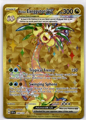 Alolan Exeggutor ex - 248/191 SV08: Surging Sparks - Pokemon Near Mint - Image 1 of 2