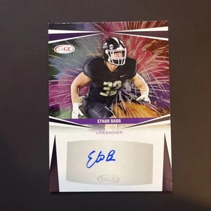 2025 SAGE Low Series Auto Blue Ethan Barr #A-EB Auto - Picture 1 of 2