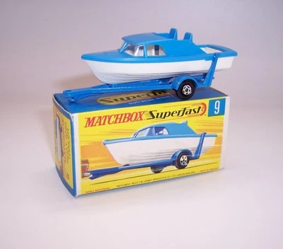"MATCHBOX” *SUPERFAST* SF-9 BOAT & TRAILER **STUNNING** MINT BOXED - Image 1 of 4