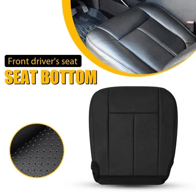Black Front LH Bottom Seat Cover Fits For 2015 & 2016 2017 Ford Expedition Ebony - Image 1 of 4