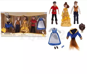 Disney Store Beauty and the Beast Mini Belle, Prince/Best, Gaston Doll Set - Picture 1 of 1