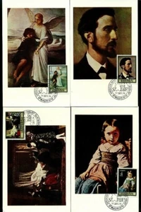 1974 Spain E. Rosales,Painting,Queen Isabella I,Charles I,M.2098,8 Maxi Cards - Picture 1 of 2