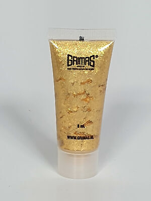 Grimas Shimmer Gel 8 Ml Gold 702 Glitzer Glitter Glimmer Kunststofffrei • 9.49€