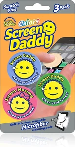 Screen Daddy Colors (3 Pack) - Microfiber Cleaning Pad for Phones, Tablet, Glass - Picture 1 of 12