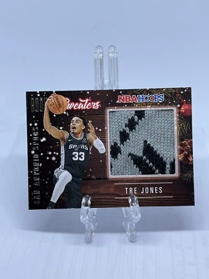 2020-21 NBA Hoops Winter Rookie Sweaters Tre Jones - Image 1 of 2