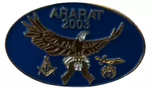 Ararat Shriners 2003 Eagle Brooch or Lapel Pin - Bild 1 von 2