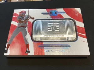2024 PANINI IMPECCABLE HALL OF FAME ONE OZ. .999 SILBERBARREN JOE MORGAN 15/25 - Bild 1 von 3