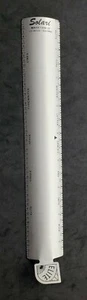 VTG TYPEWRITER ELITE SOLARI ERASER SHIELD CURVED SPACING RULER (NEW OLD STOCK) - Picture 1 of 6