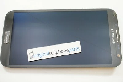 Telaio digitalizzatore LCD Samsung Galaxy Note 2 SCH-i605 L900 OEM obiettivo rotto - Immagine 1 di 4