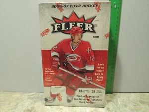 2006 -07 FLEER HOCKEY FACTORY SEALED HOBBY BOX (MINT) BYFUGLIEN WEBER ROOKIES - Picture 1 of 4