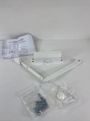 Cierrapuertas Automático Ajustable Aluminio Resistente Hidráulico Blanco Foto 1 de 4