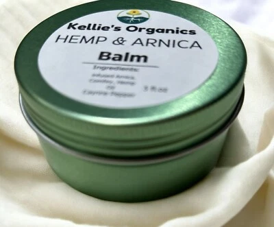 HANDMADE Topical Pain Relief Muscles & Joints Natural Anti-Inflammatory Balm 3 Fl oz