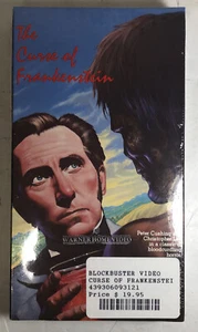 New Sealed The Curse Of Frankenstein (VHS, 1989) Rare Warner Watermarks Horror - Picture 1 of 12
