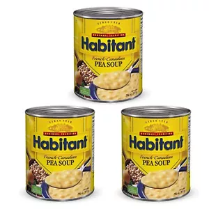 Habitant French Canadian Pea Soup 796ml/28floz 3 CANS - Picture 1 of 1
