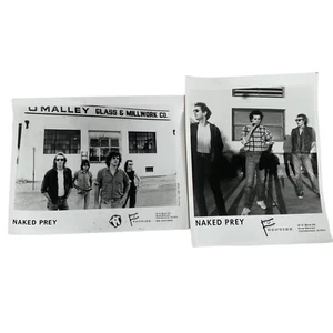 2 Naked Prey 1986 Press Photos Frontier Records Van Christian Green On Red - Picture 1 of 3