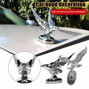 Telo Copriauto Cromato Statua Radiatore Distintivo 3D Emblema Angelo Aquila per Auto- - Foto 1 di 17