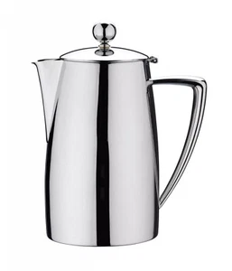 Grunwerg Art Deco Stainless Steel Mirror Polished Coffee Pot 0.8L - Picture 1 of 3
