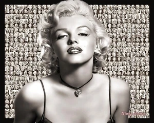 Arte fotográfico estampado en mosaico de Marilyn Monroe - Imagen 1 de 9