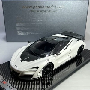 1/18 Peako McLaren 720S Novitec N-Largo versión blanca de distribuidor con base de carbono - Imagen 1 de 2