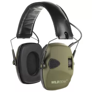 Wild Beak Electronic Shooting Ear Defenders Muffs Clay Pigeon Shotgun Hunting - Picture 1 of 12
