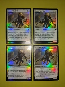FOIL Hero of the Pride x4 Theros: Beyond Death 4x Magic the Gathering MTG - Picture 1 of 1