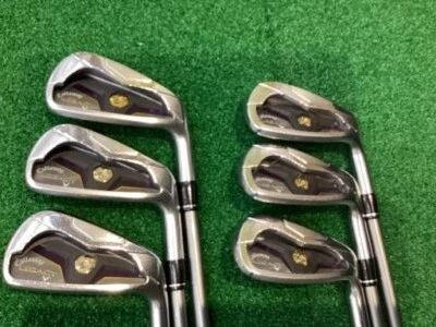 2012 CALLAWAY Legacy 5-pw 6pc METALIX 60i S-flex IRON SET Golf Club H696 - Image 1 of 4