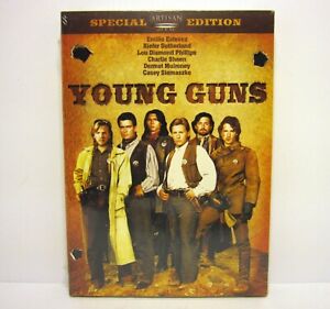 ✅ Young Guns (DVD) Special Edition, Widescreen, with Slipcover, BRAND NEW SEALED