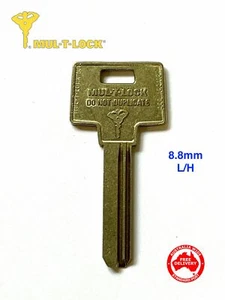 Genuine Mul-T-Lock Classic Key Blank 8.8mm - Multilock-Free Post - Foto 1 di 6