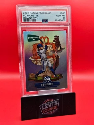 2020 Diamond Kings Downtown Rookie Refractor Case Hit D10 Bo Bichette RC PSA 10 - Image 1 of 2