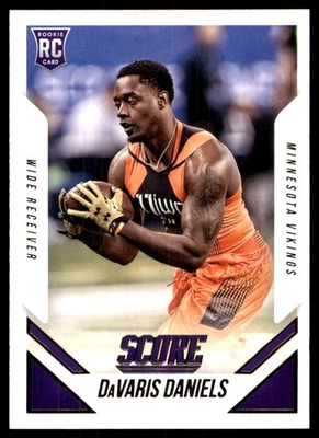 DaVaris Daniels 2015 Score #431 Vikings NFL READ FREE SHIPPING AutographDen - Image 1 of 2